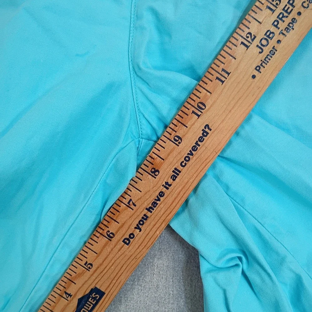 Vineyard Vines Mens Size 42 Turquoise Blue Aqua Chino Shorts Cotton 8.5 Inseam